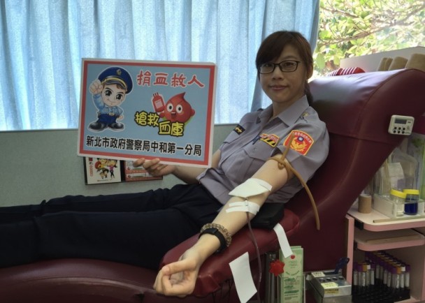 1050624警察不只有熱情，更熱血!(圖示)