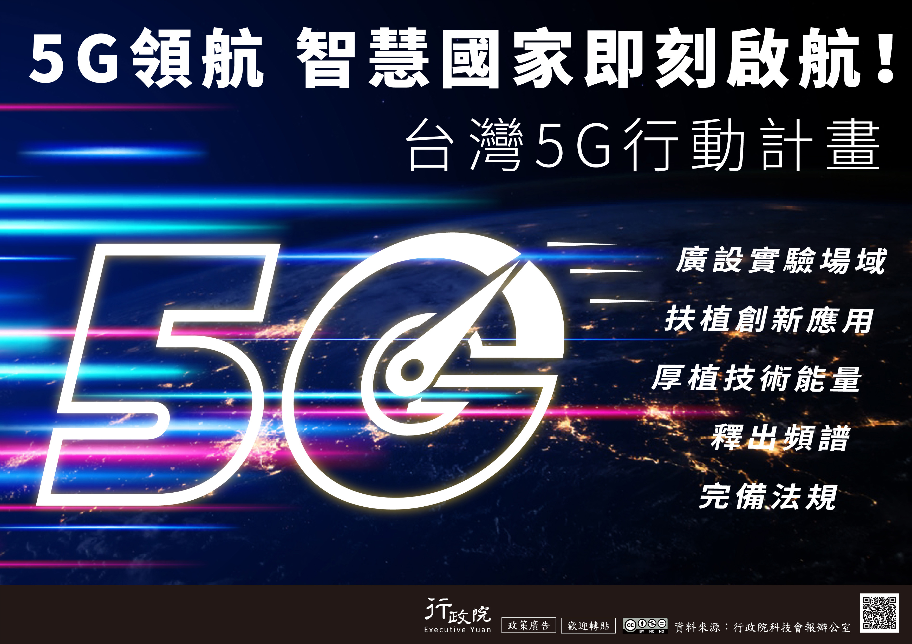 「台灣5G行動計畫」政策文宣
