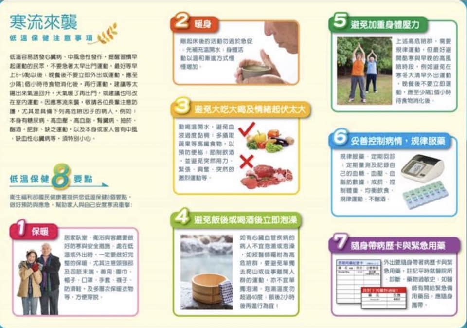 低溫保健8要點
