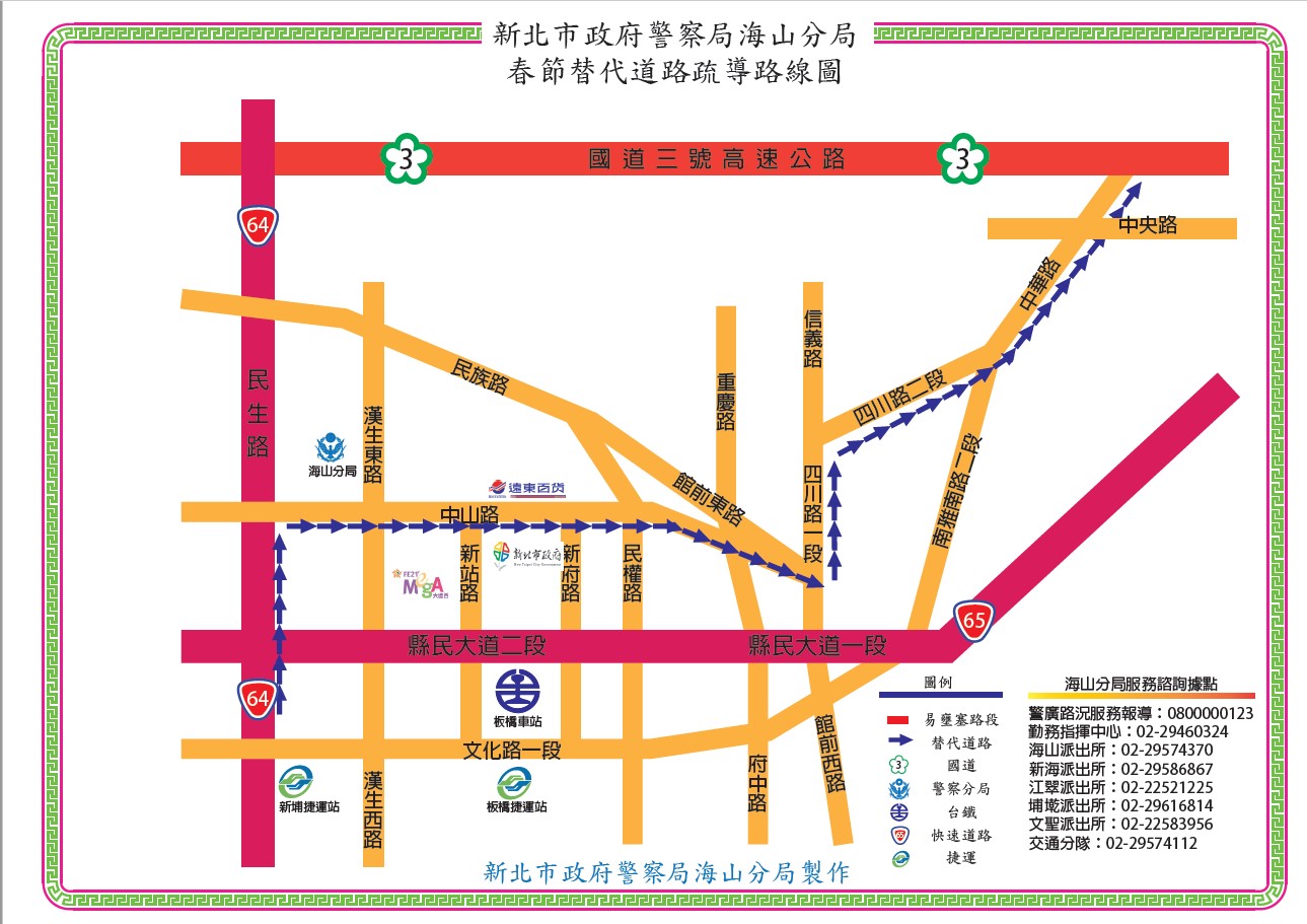 改道圖