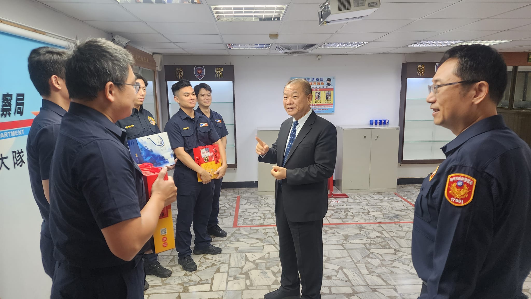 #新北警局長 慰勉 #保安大隊 禮兵同仁
